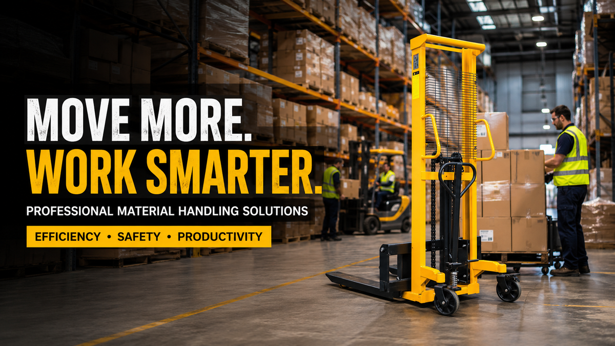 Best Hydraulic Stacker in India 2026 – Complete Material Handling Guide for Warehouses & Industries