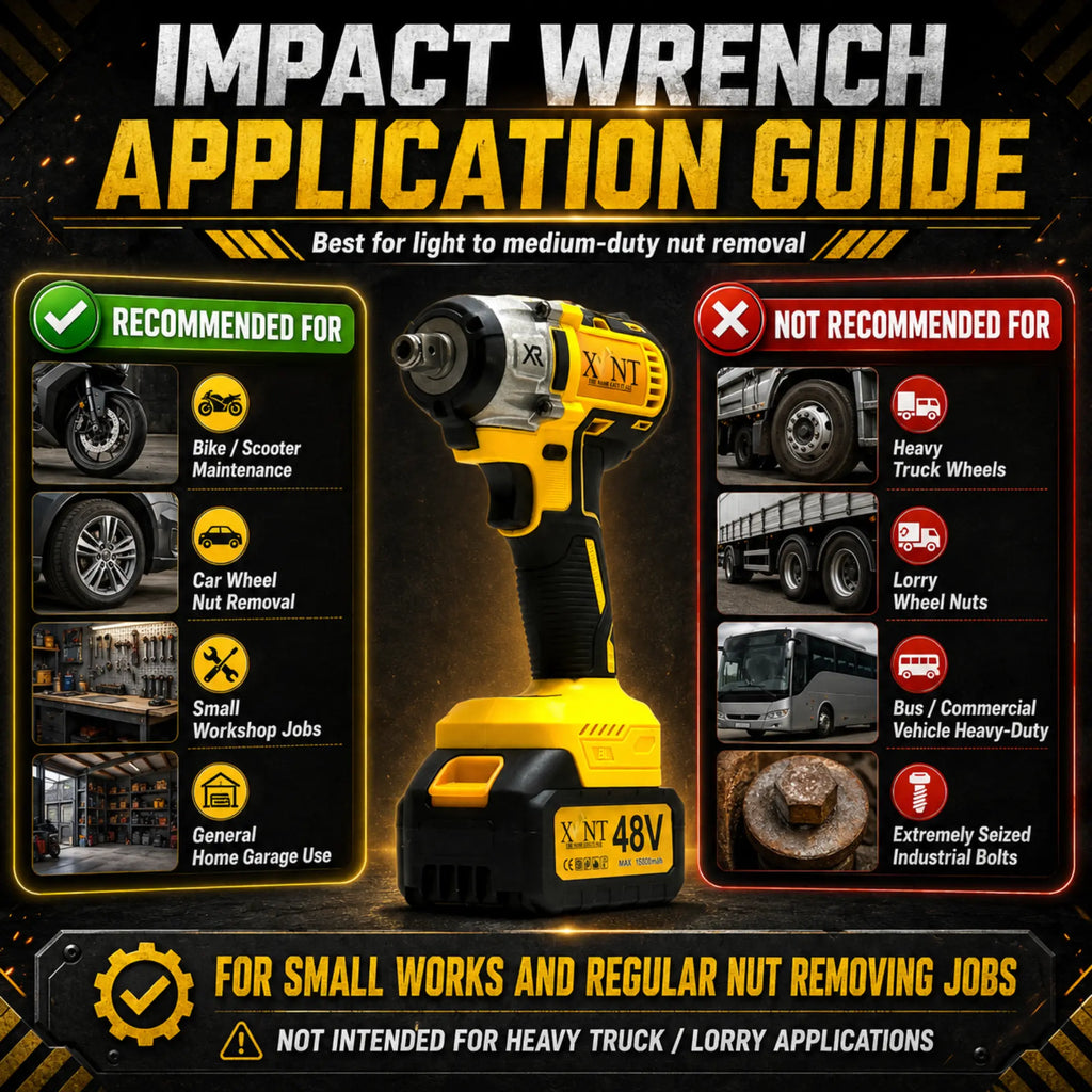 XLNT 2PCS Combo Kit Brushless Wrench & Angle Grinder – XT2COM133 XLNT