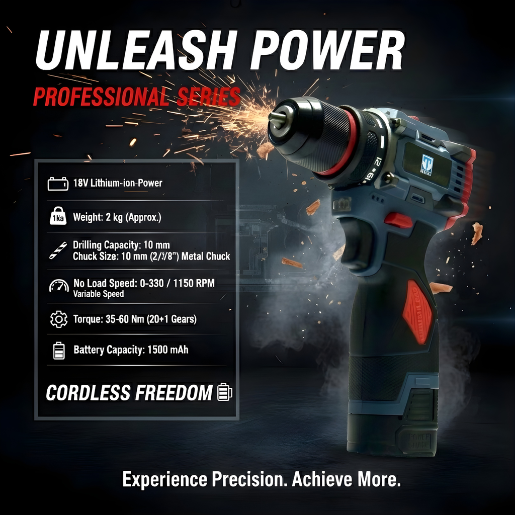 THOR 18V Brushless Cordless Drill Machine - THCD2516B