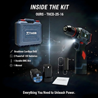 THOR 18V Brushless Cordless Drill Machine - THCD2516B