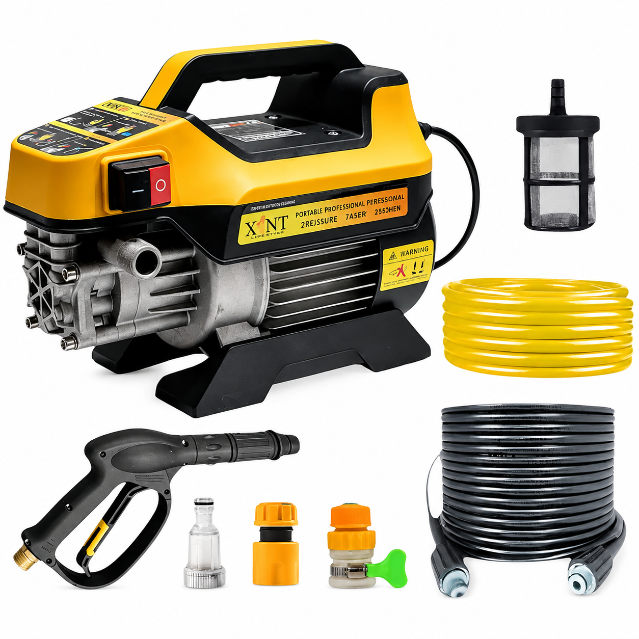 XLNT XTHPW19K2 electric high pressure washer front view
