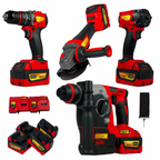 XLNT 4-Tool Cordless Power Combo 13mm XT4COM138