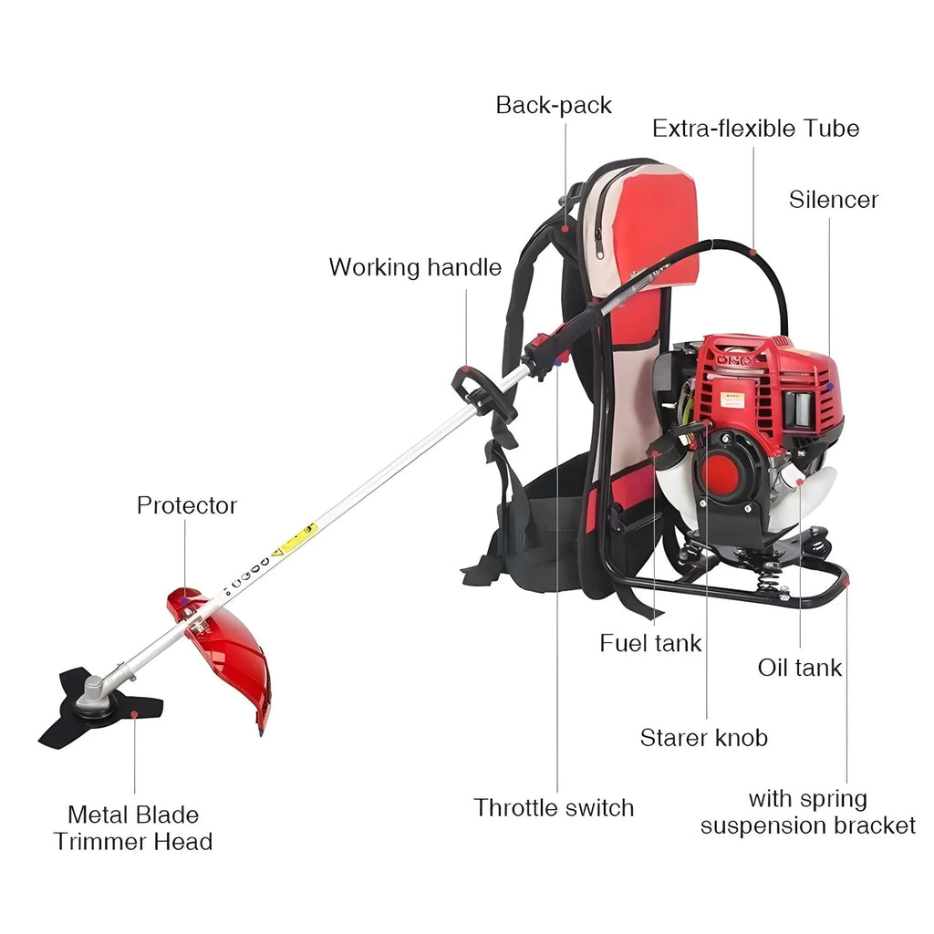 XLNT XTBCB16 two-stroke brush cutter machine