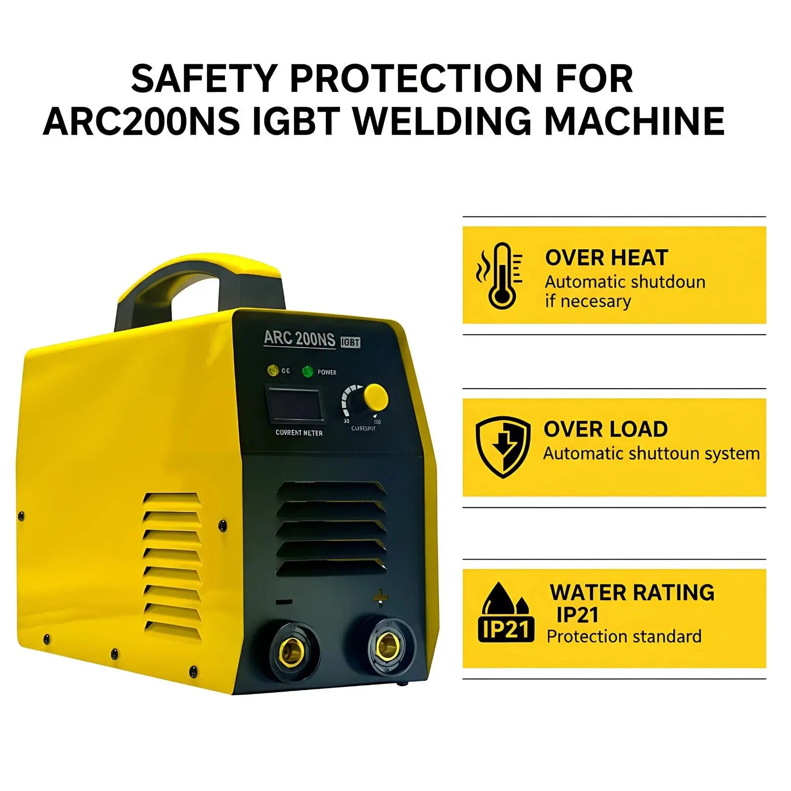 XLNT ARC Welding Machine 200AMP – ARC200NS XLNT