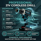 THOR 21v Cordless Drill For Home Use - THCDK53 THOR