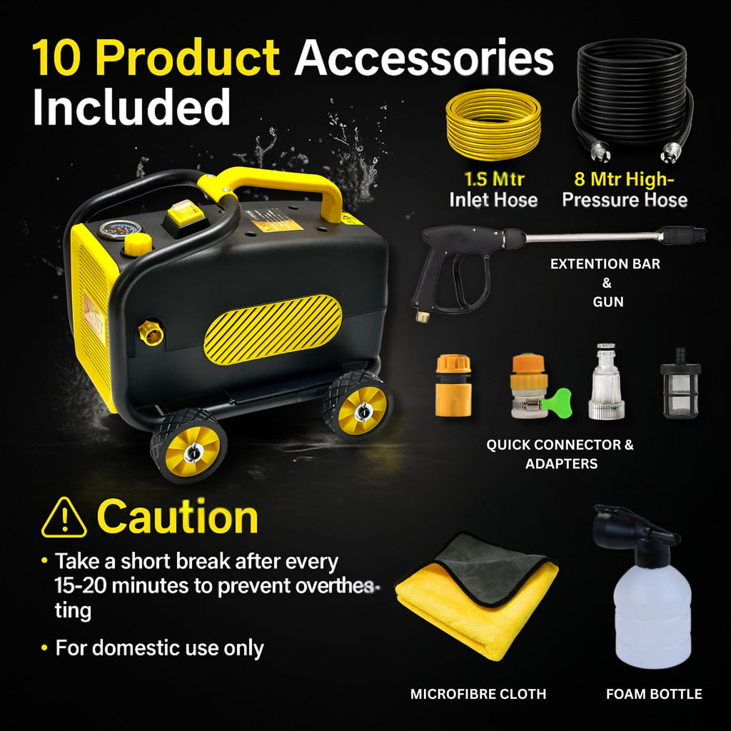 XLNT High Pressure Washer 3000W 300 BAR – XTHPW 34