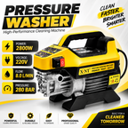 XLNT 2800W 280 Bar High Pressure Car Washer XTHPW19K2
