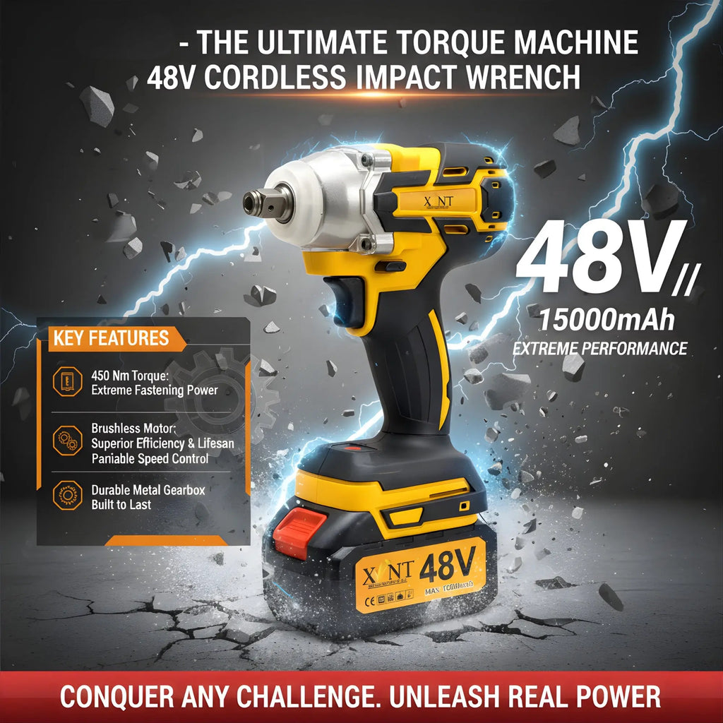 XLNT 48V Impact Wrench Kit 450Nm – XTCIWK130 XLNT
