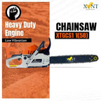 XLNT 52CC Brush Cutter XTBCB 16 - 2-Stroke High-Performance Petrol Brush Cutter for Farming XLNT