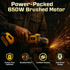 THOR 21V Max Cordless Angle Grinder - THCAG-26 THOR