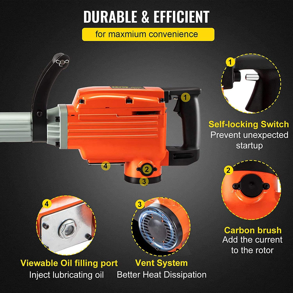 DOXS Demolition Hammer HEX 1650W 15KG – DX 1306