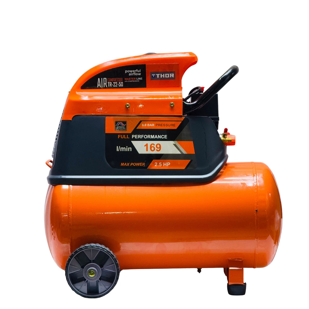 THOR 30L Oil Air Compressor TH300030 - High Output Workshop Compressor with 2.5HP Motor