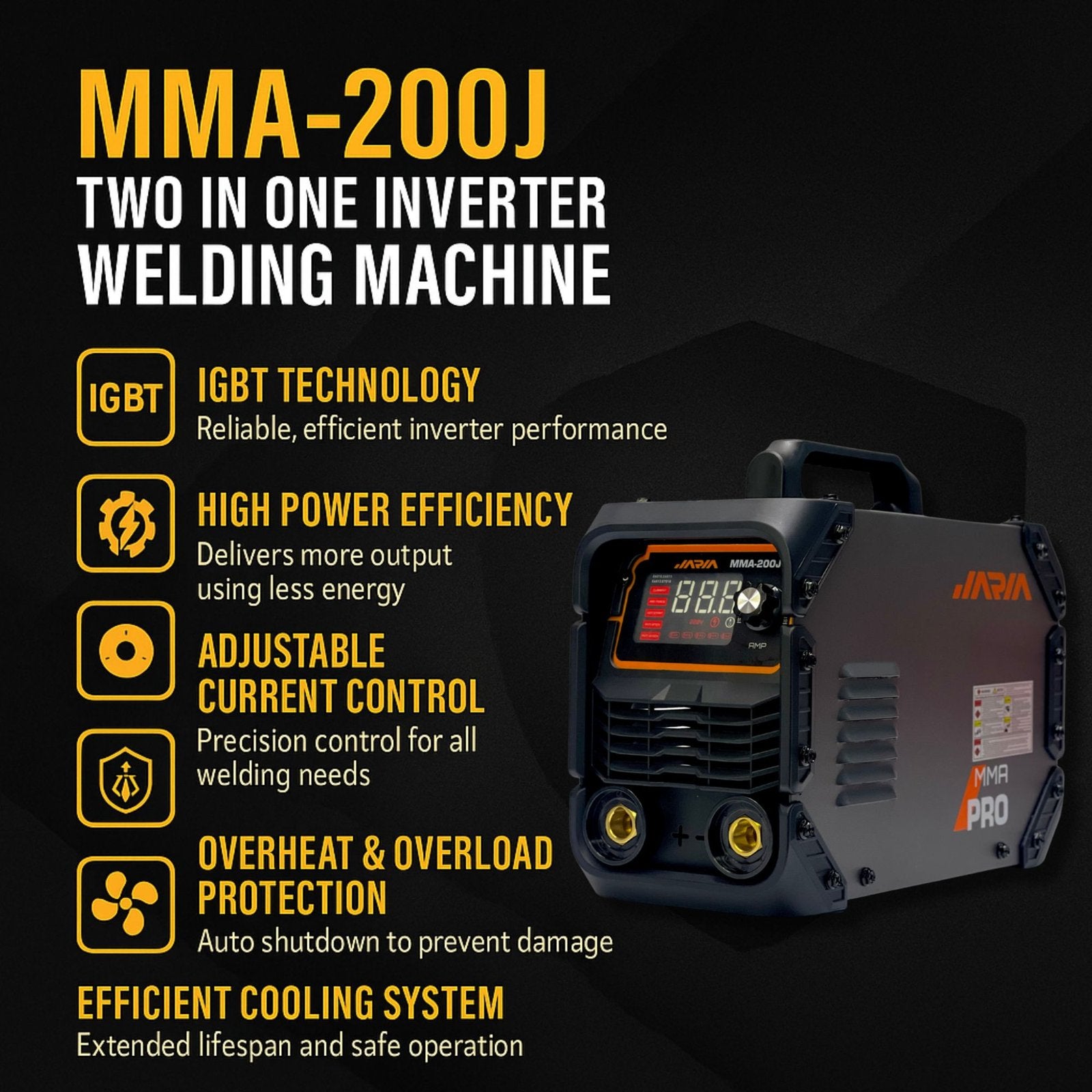 XLNT MMA Welding Machine 200A – MMA200 JARIA