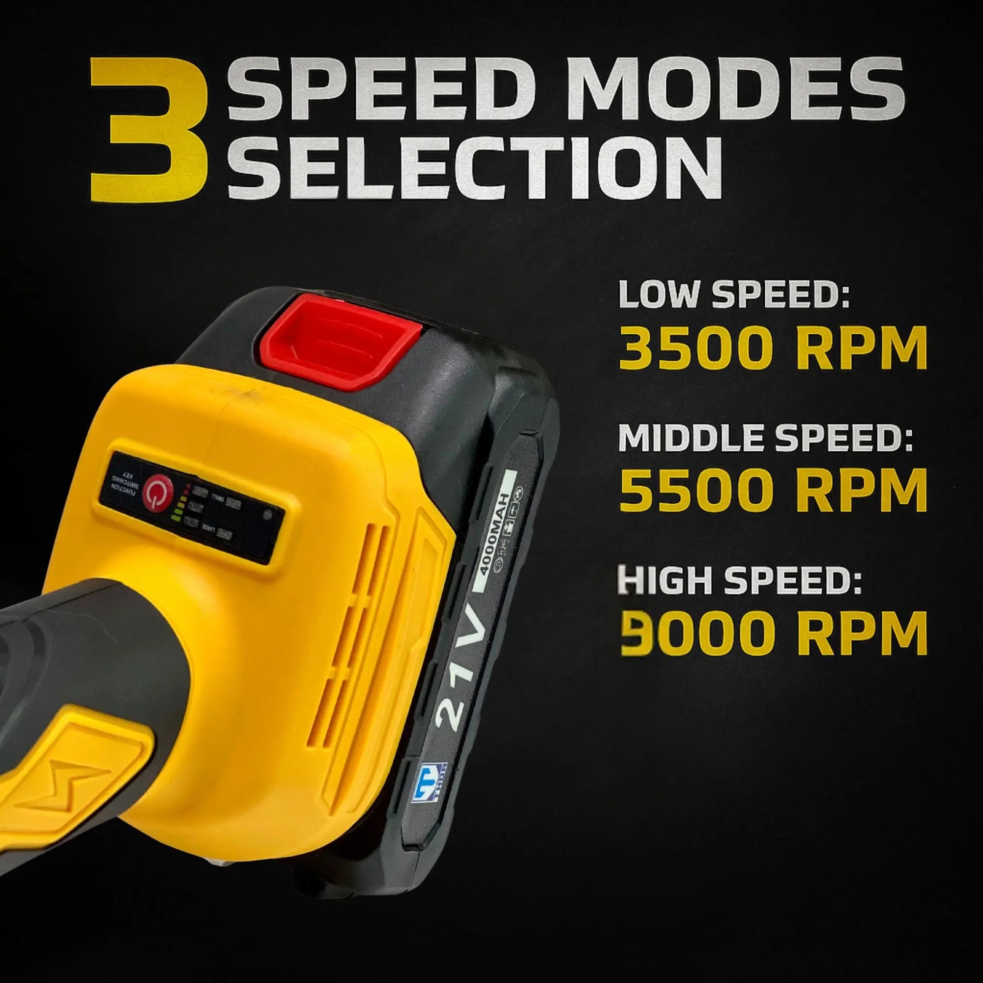 THOR 21V Max Cordless Angle Grinder - THCAG-26 THOR