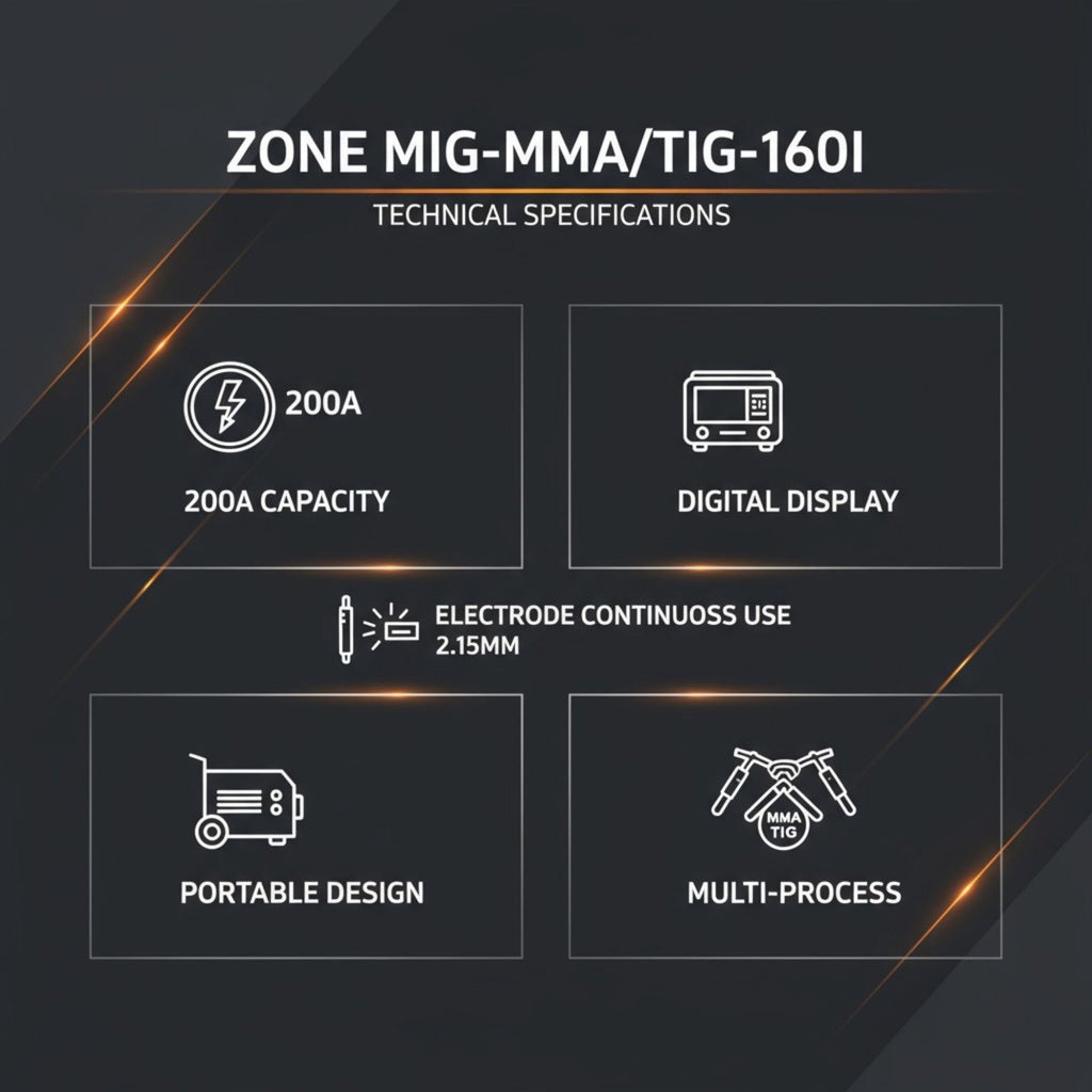 XLNT MIG/MMA/TIG Welding Machine 160A – MIG/MMA/TIG160A