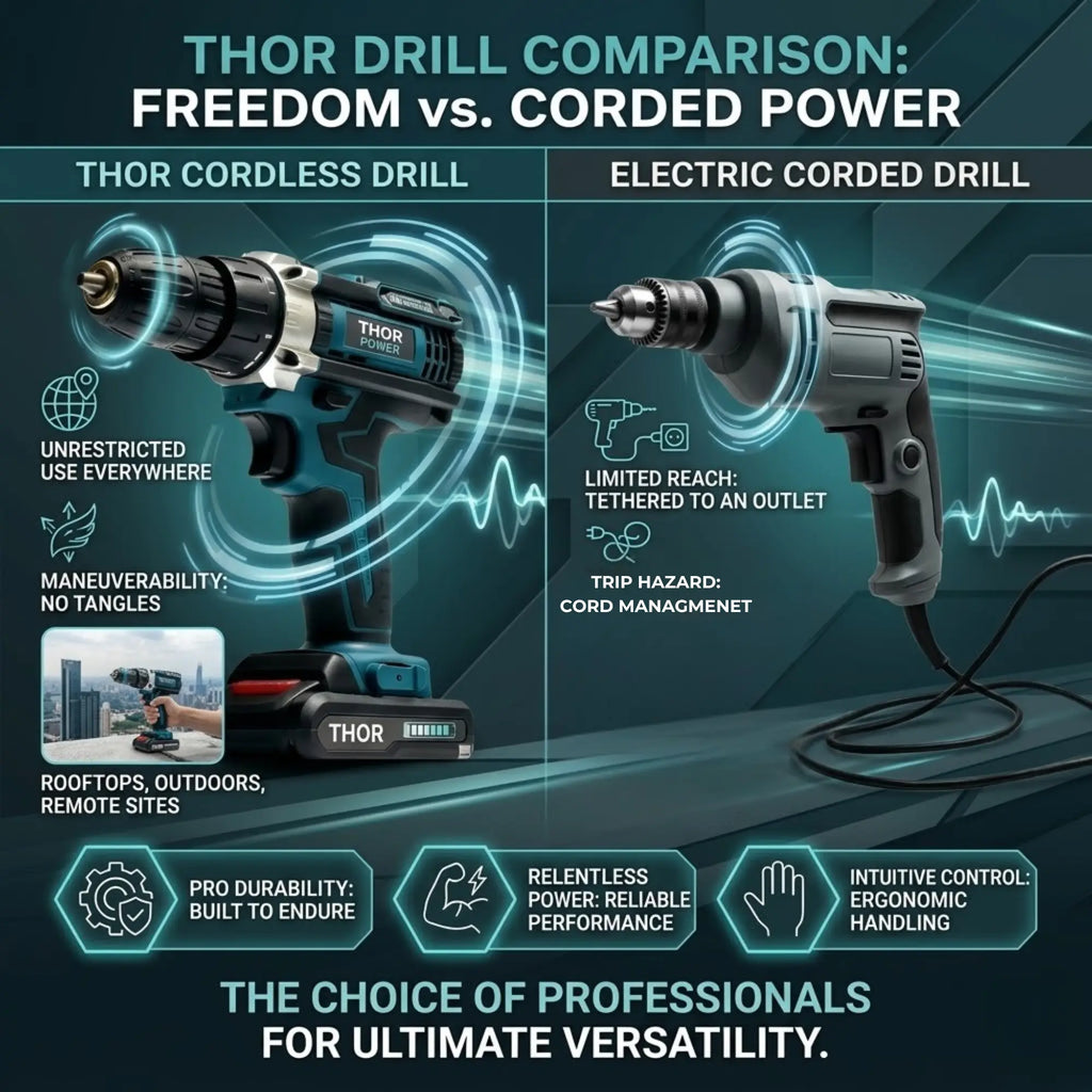 THOR 21v Cordless Drill For Home Use - THCDK53 THOR