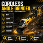 XLNT 2PCS Combo Kit Brushless Wrench & Angle Grinder – XT2COM133 XLNT