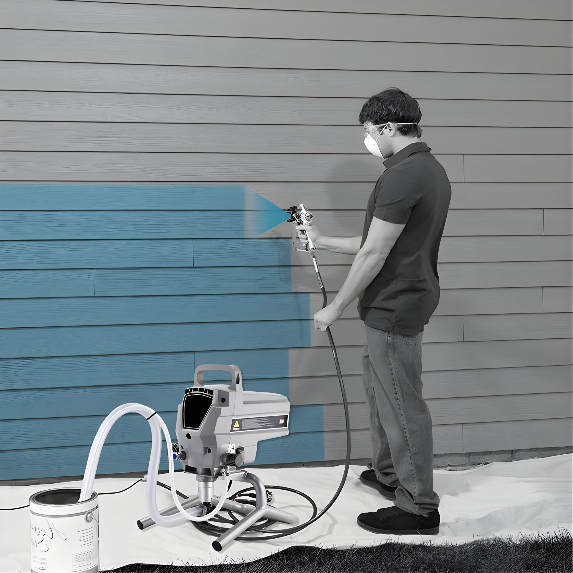 XLNT Airless Paint Sprayer 1000W 3000 PSI Professional Electric Sprayer – AP8628