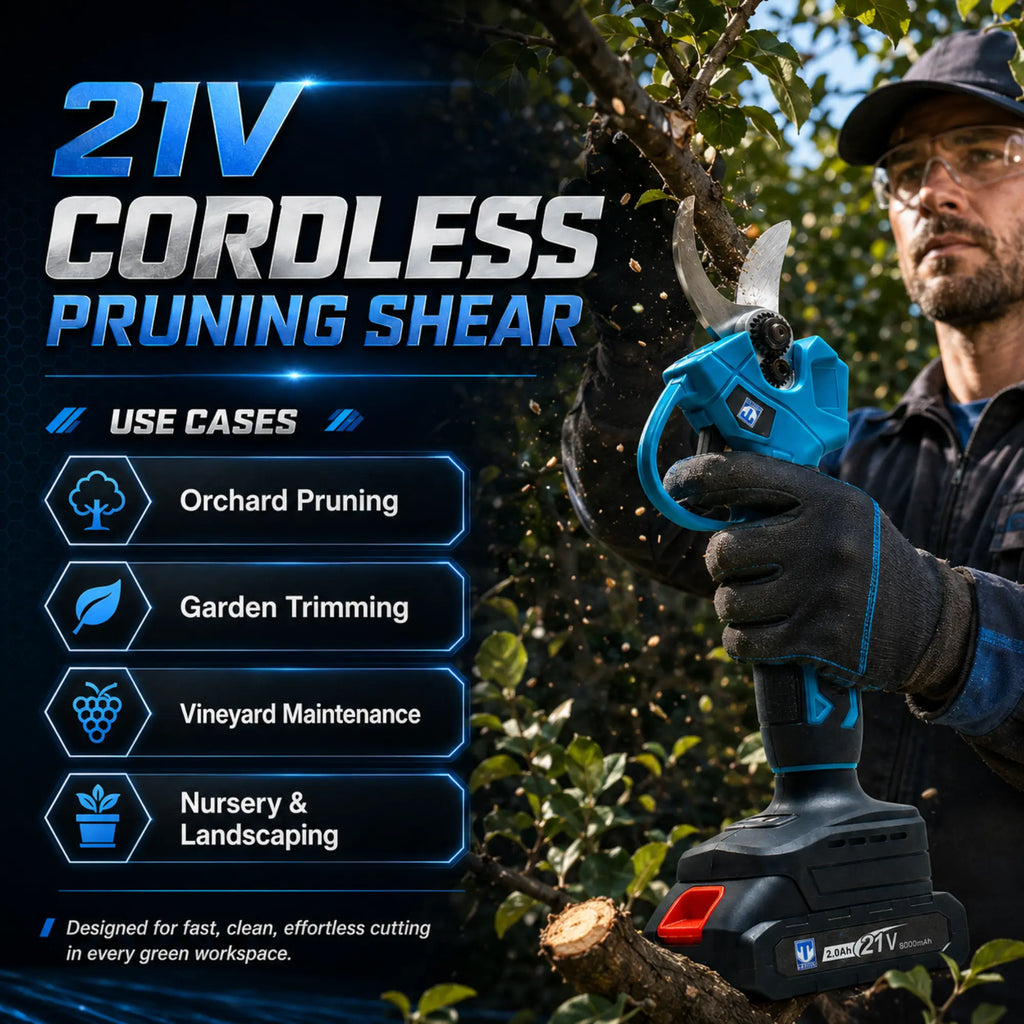 THOR THCC56 mini chainsaw with 2 batteries and charger
