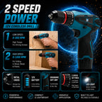 Cordless drill for home repair and DIY use
