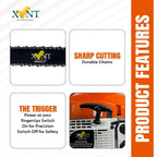 XLNT Gasoline Chainsaw 58CC 18" – XTGCS1158 XLNT