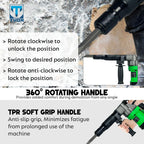 THOR 5KG Demolition Hammer THDH37 - 2000W Electric Breaker for Concrete Breaking & Demolition THOR