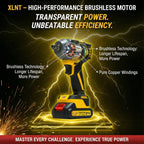 XLNT 21V Brushless Cordless Impact Wrench – XTCIWL136