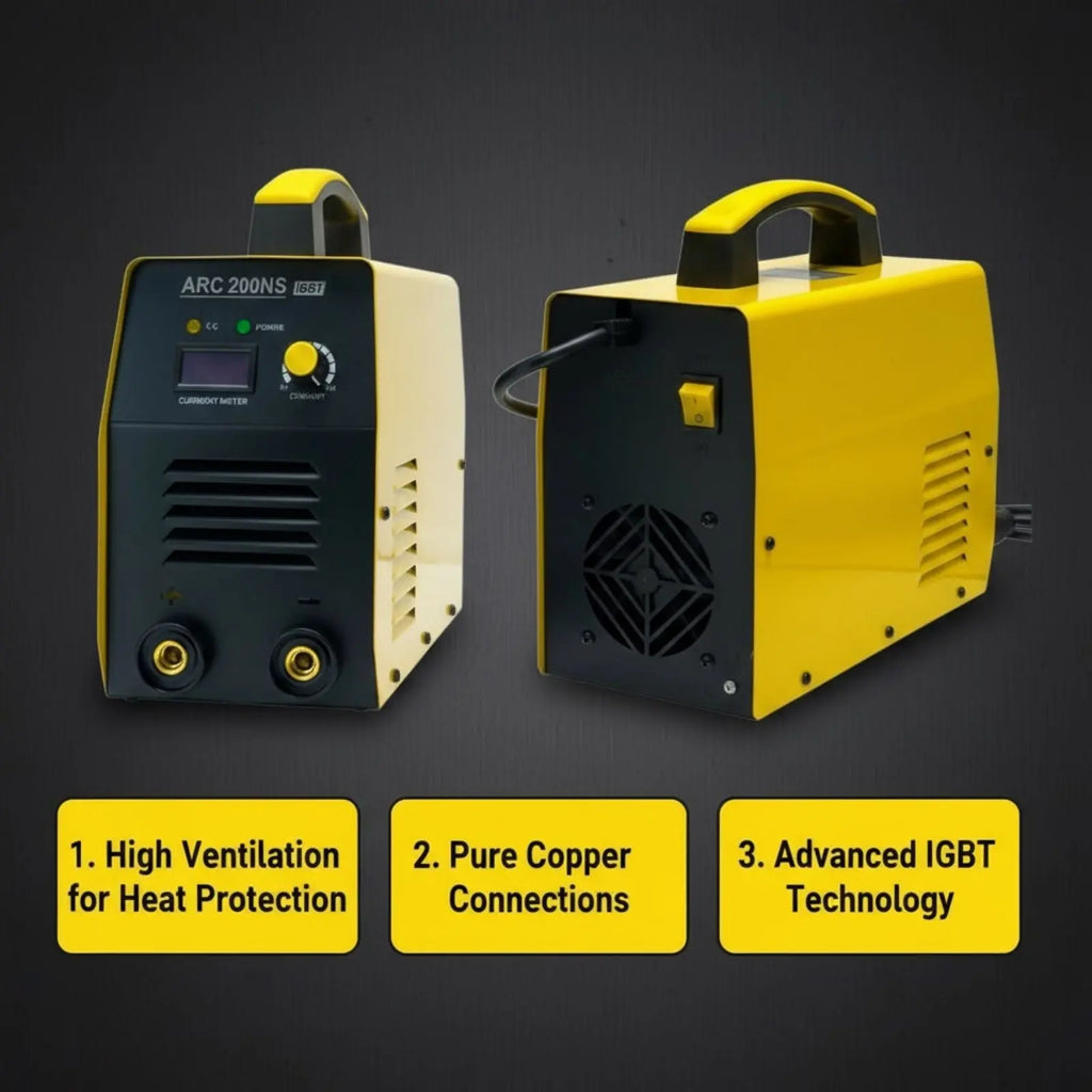 XLNT ARC Welding Machine 200AMP – ARC200NS XLNT