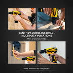 XLNT 12V Cordless Drill Machine Tool Kit – XTCDS 126 XLNT
