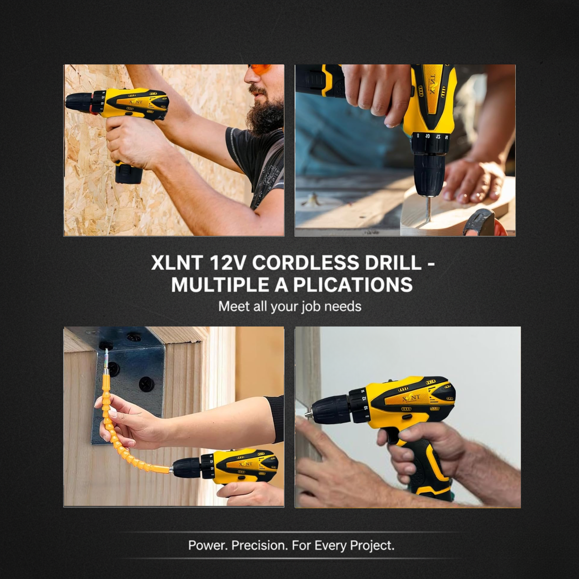 XLNT 12V Cordless Drill Machine Tool Kit – XTCDS 126