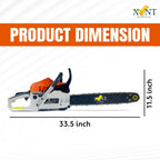 XLNT Gasoline Chainsaw 58CC 18" – XTGCS1158 XLNT