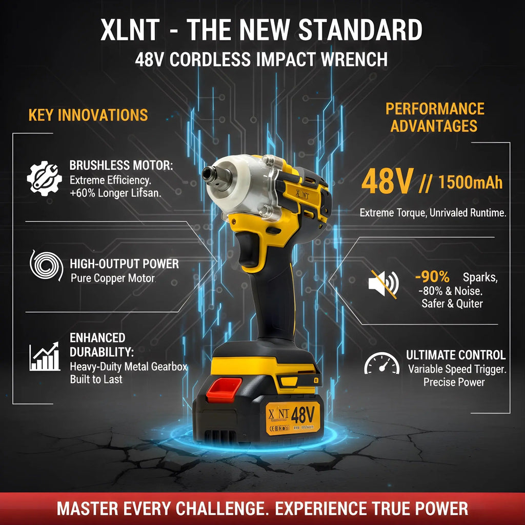 XLNT 48V Impact Wrench Kit 450Nm – XTCIWK130 XLNT