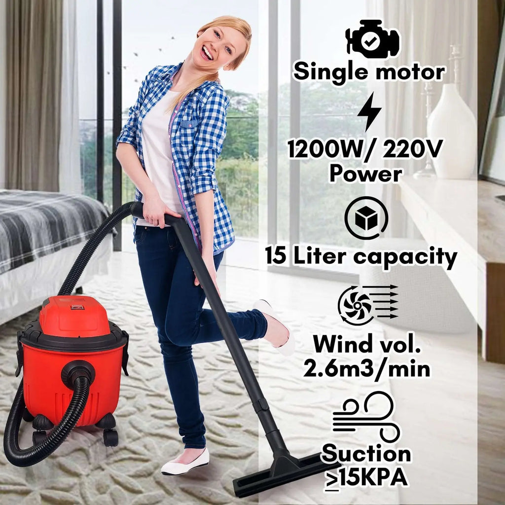 XLNT Wet & Dry Multipurpose Vacuum Cleaner 15L – XTVC6415 XLNT