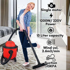 XLNT Wet & Dry Multipurpose Vacuum Cleaner 15L – XTVC6415 XLNT
