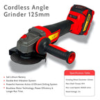 XLNT Cordless Drill Combo Kit 4-Tool Set | 13mm Drill, Angle Grinder, Impact Wrench, Rotary Hammer  XT4COM138 XLNT