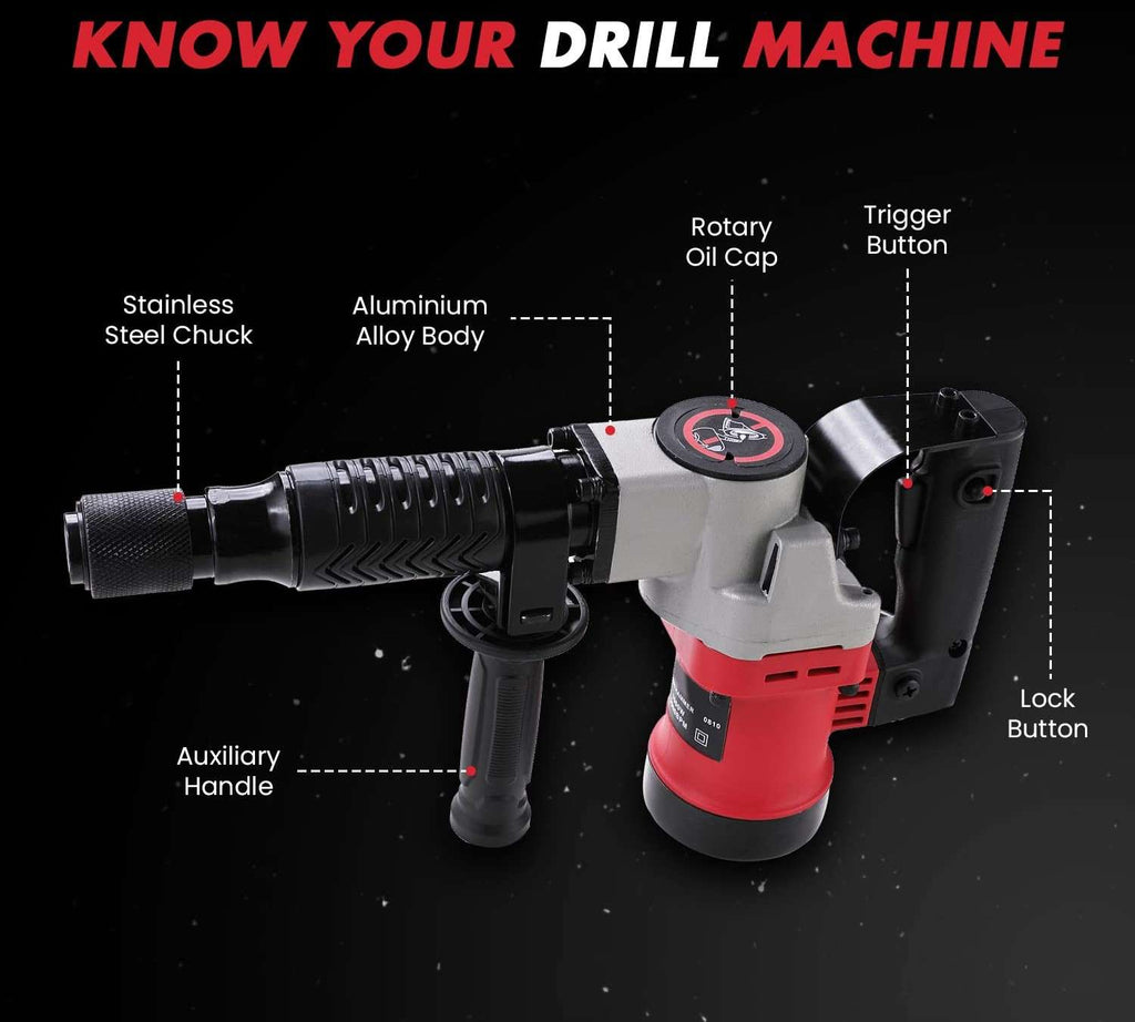 XLNT Demolition Hammer 7KG 1500W – XL-MC-0811