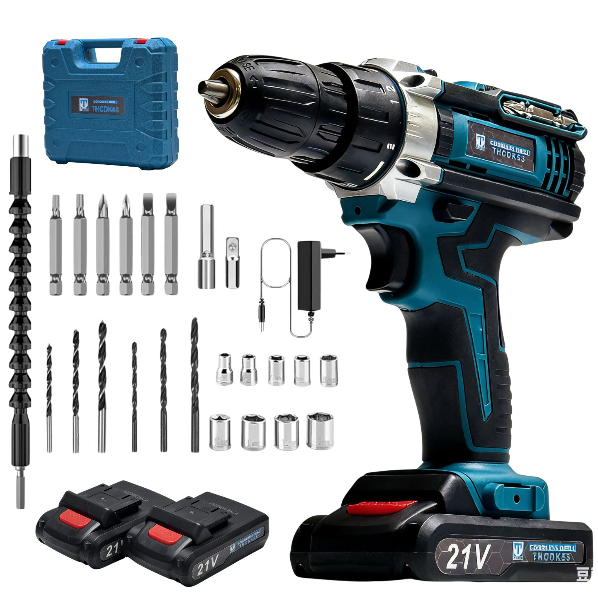 THOR 21v Cordless Drill For Home Use - THCDK53