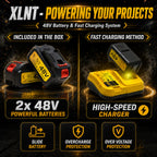 XLNT 2PCS Combo Kit Brushless Wrench & Angle Grinder – XT2COM133 XLNT