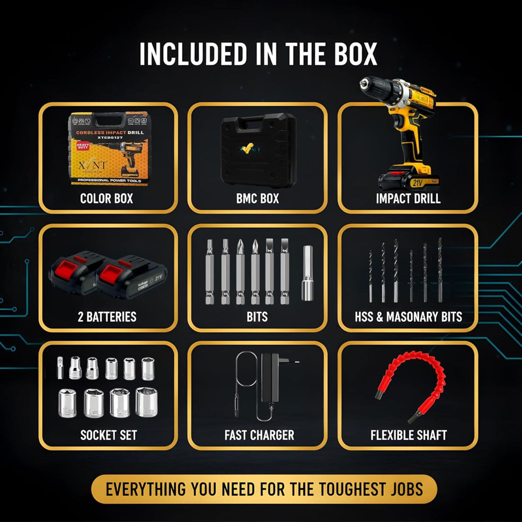Xlnt Cordless Drill Machine For Home Use – XTCDS127
