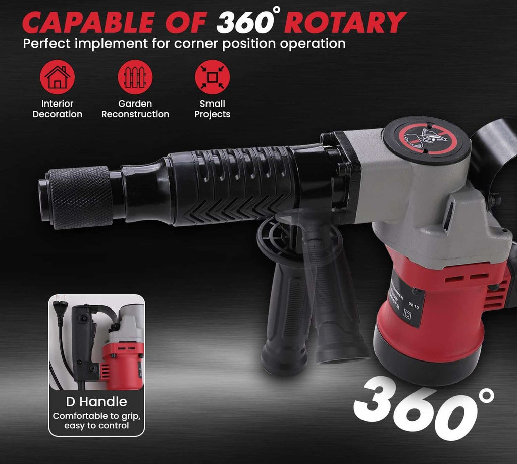 XLNT Demolition Hammer 7KG 1500W – XL-MC-0811