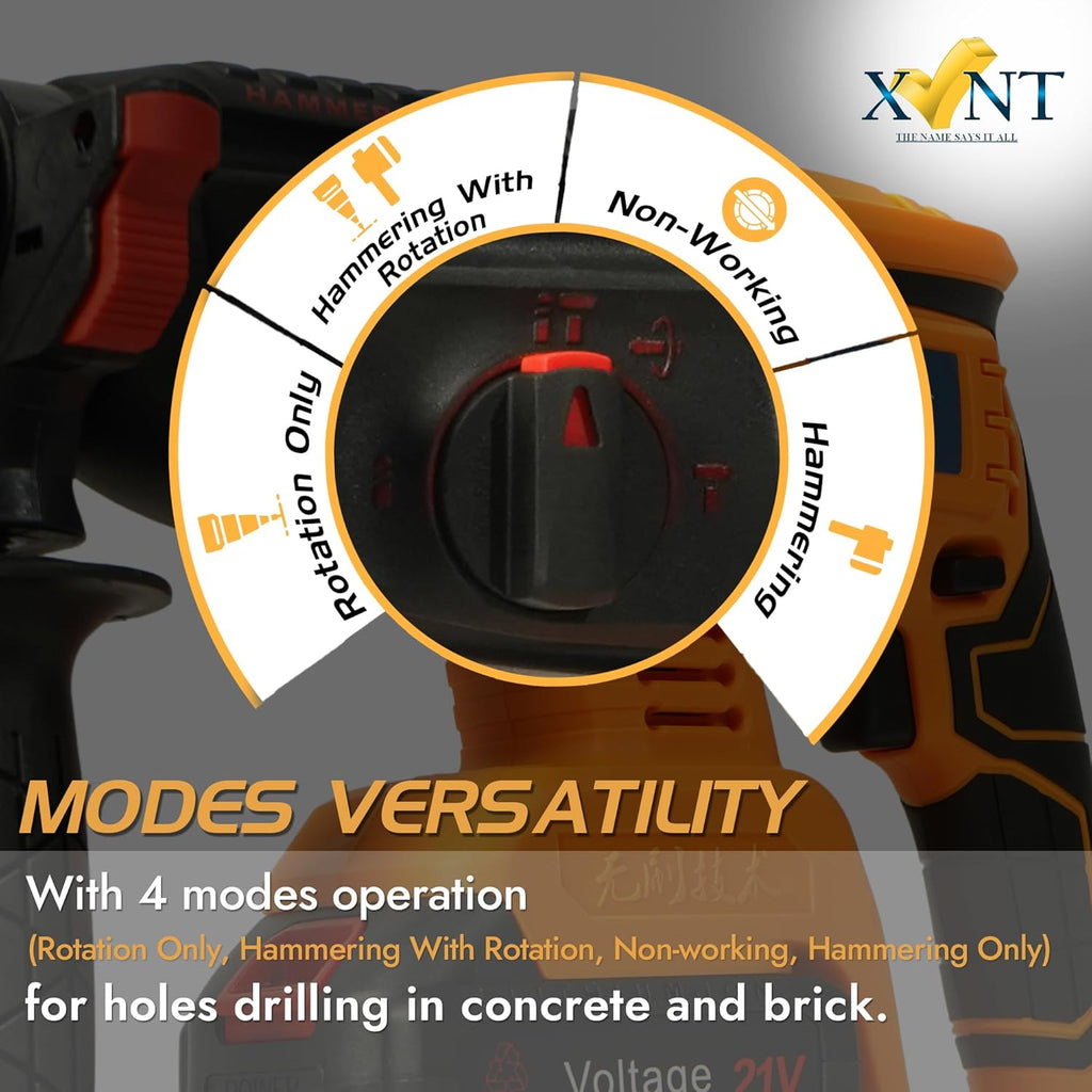 XLNT Cordless Rotary Hammer 21V – XTCRH 131