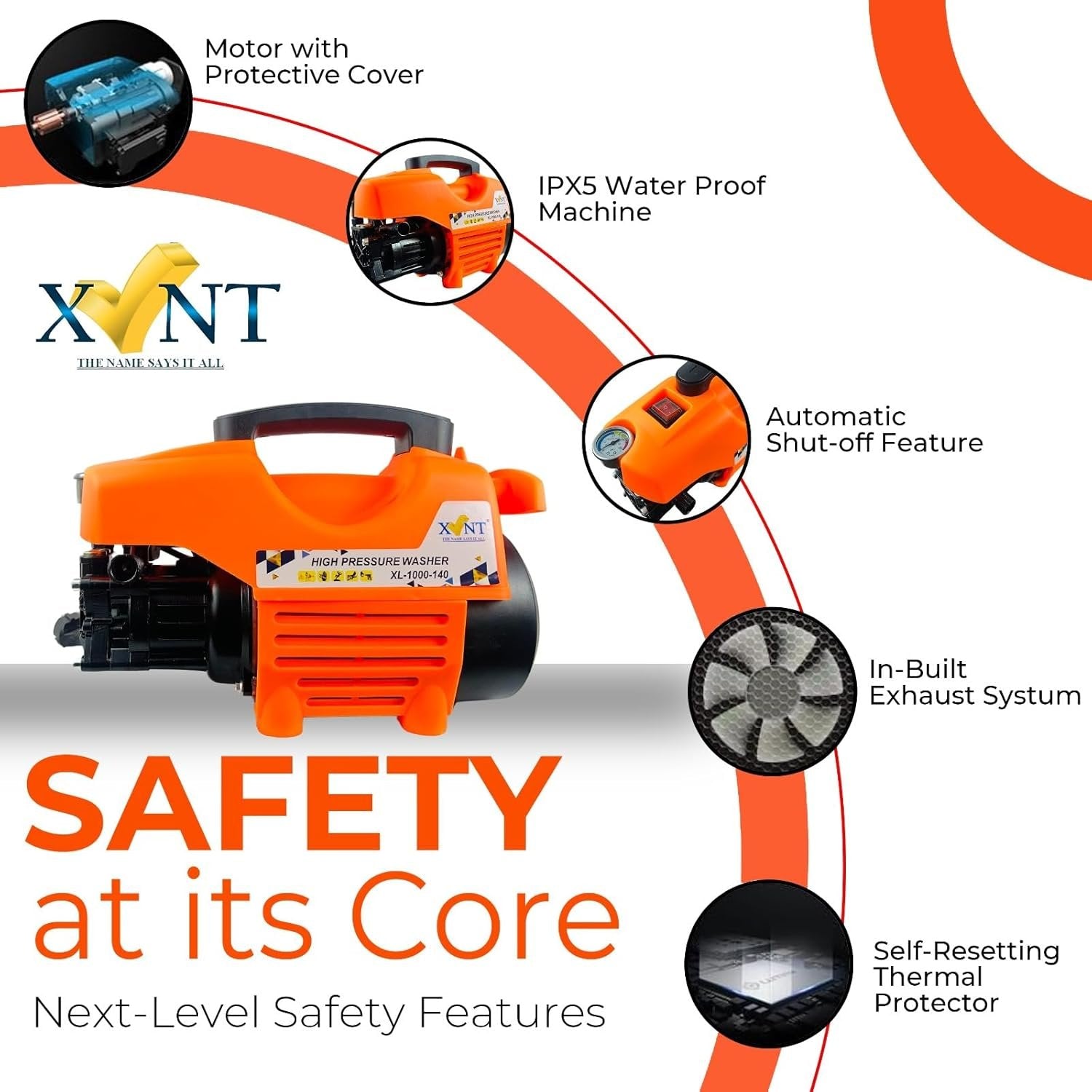 XLNT High Pressure Washer 1000-140 – XTHPW 28