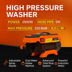 XLNT S5 High Pressure Washer Machine 2500W Motor – XTHPW 30 XLNT