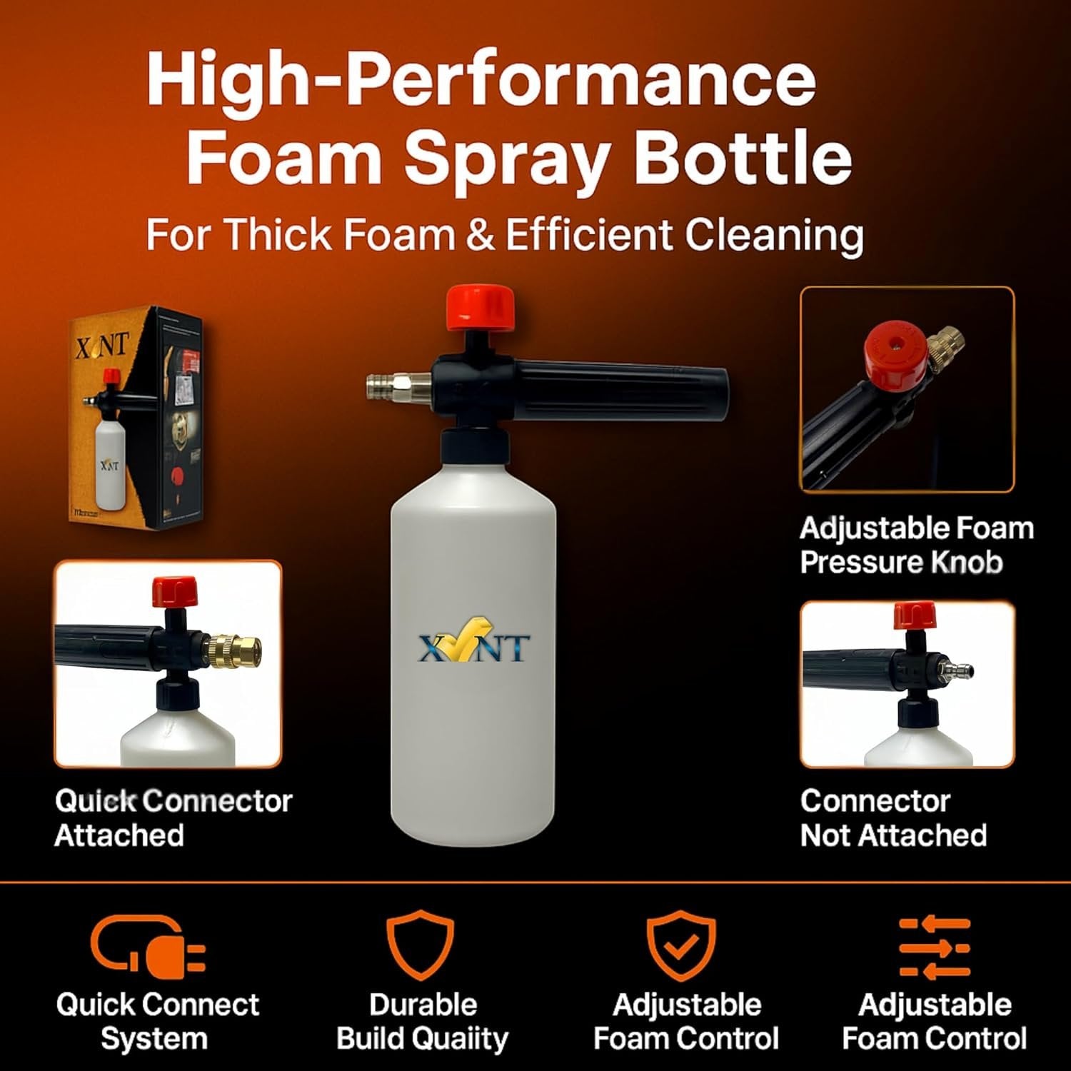 XLNT S5 High Pressure Washer Machine 2500W Motor – XTHPW 30