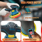 XLNT Cordless Polisher 2500–5000 RPM, XTCP 185 XLNT