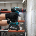 THOR THCOM184 48V Brushless Cordless 4-Piece Power Tool Combo Kit | Hammer Drill + Impact Wrench + Angle Grinder + Drill Driver | 3x 5.0Ah Batteries + Fast Charger + Accessories + BMC Case THOR