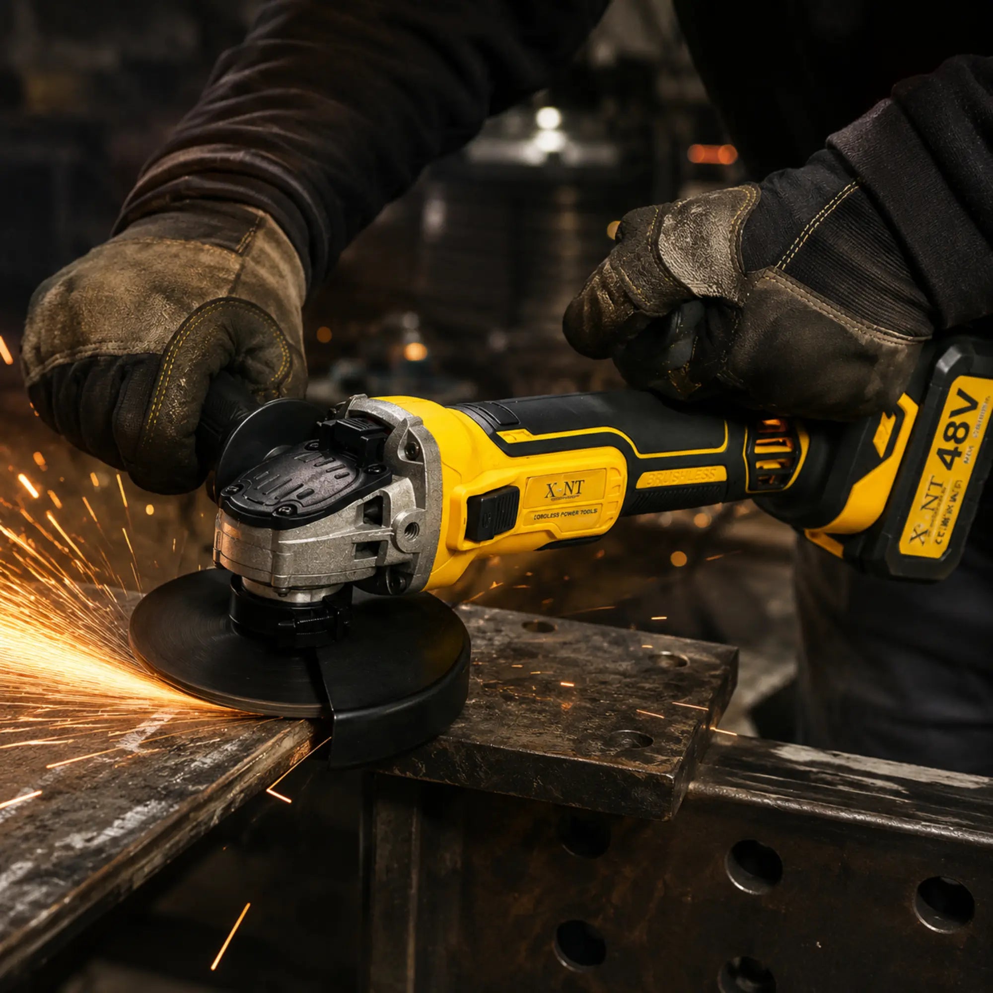 XLNT 2PCS Combo Kit Brushless Wrench & Angle Grinder – XT2COM133 XLNT