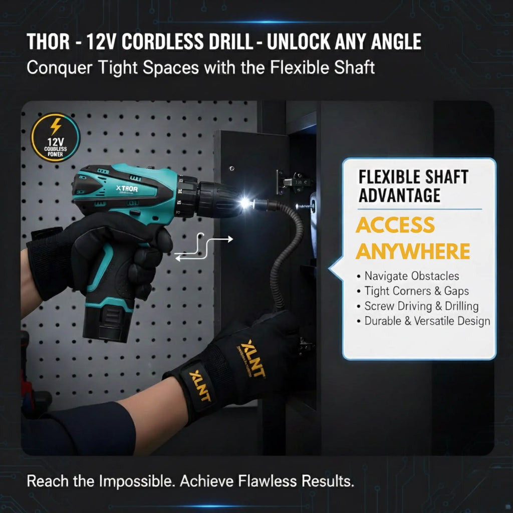 THOR 12V Cordless Drill Kit – THCDK27 THOR