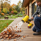 XLNT Cordless Blower 21V — Storm Machine XTCAD170, 2800RPM Battery Blower with 2 Lithium Batteries & Carry Case