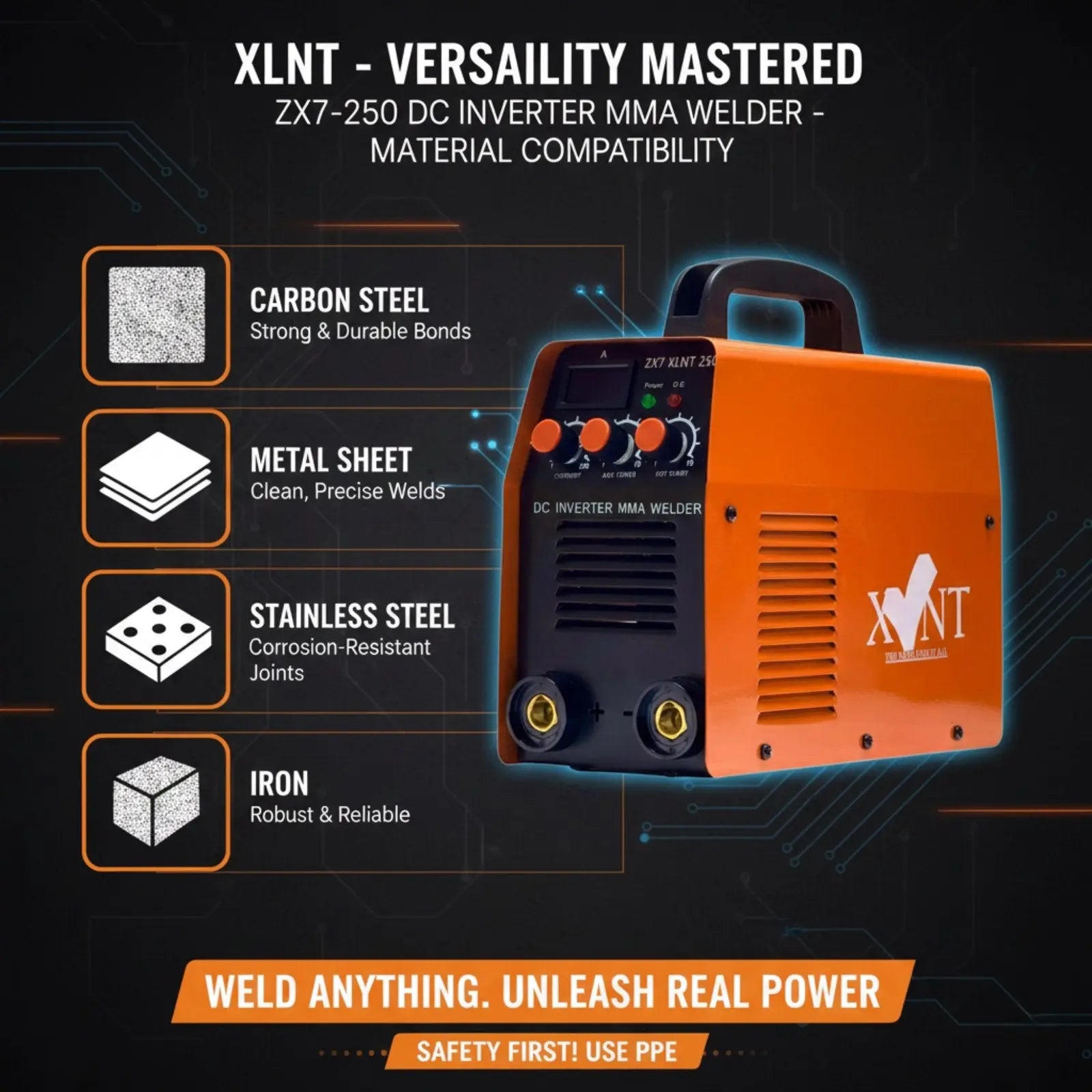 XLNT ZX7-250 250A Inverter Welding Machine – Buybox Tools